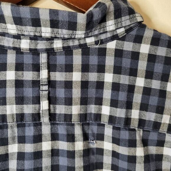 Banana Republic Mens Luxe Grant Fit Flannel Plaid Button Down Shirt Size Large - Picture 3 of 6